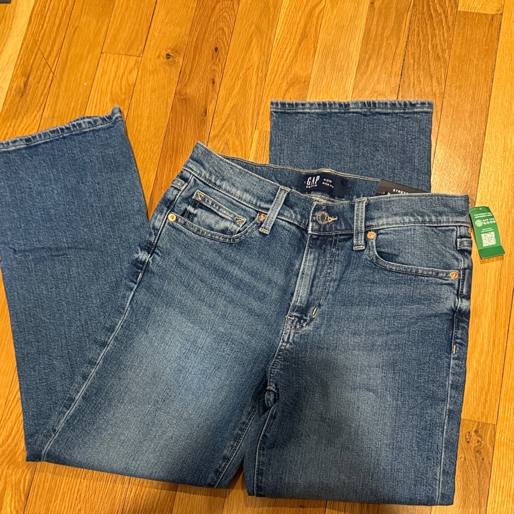 Women's Blue Denim Kick Fit Jeans